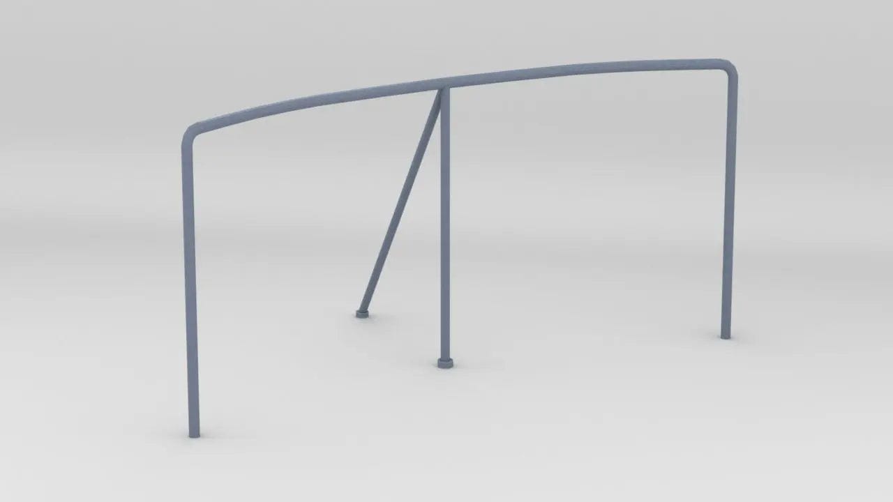 1/35 DKM Schnellboot S-100 Stern Deck Railing - distefan 3d print