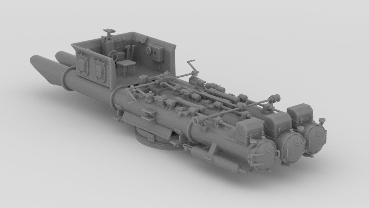 1/35 DKM Torpedo Launcher - distefan 3d print