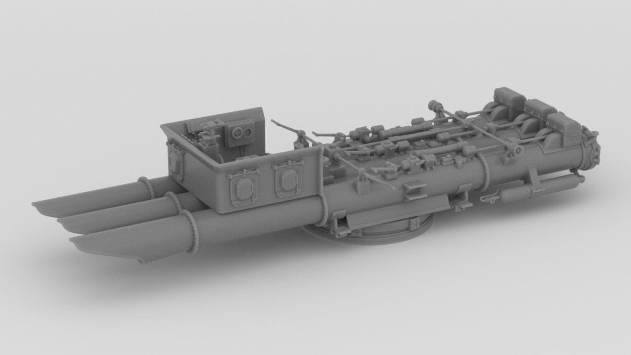 1/35 DKM Torpedo Launcher - distefan 3d print