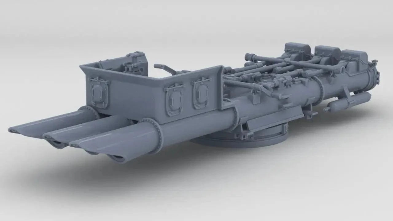 1/35 DKM Triple Torpedo Launcher - distefan 3d print