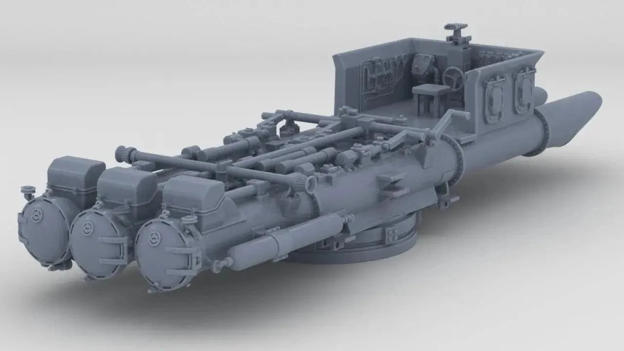 1/35 DKM Triple Torpedo Launcher - distefan 3d print