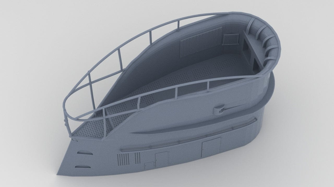 1/35 DKM U-Boot II/D Conning Tower - distefan 3d print