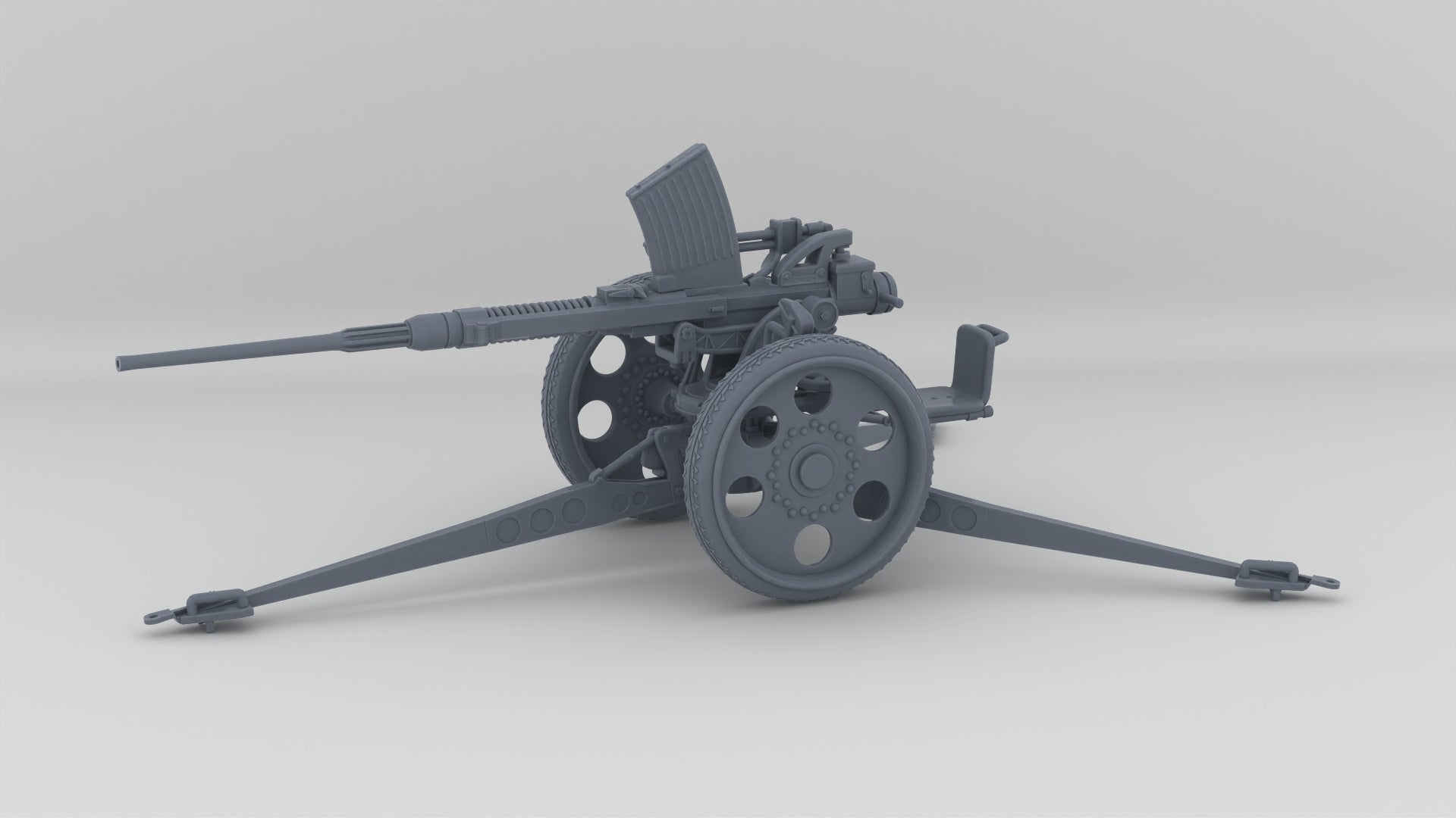 1/35 German 20mm Oerlikon Flak-28 Mount - Resin3Dinteractive