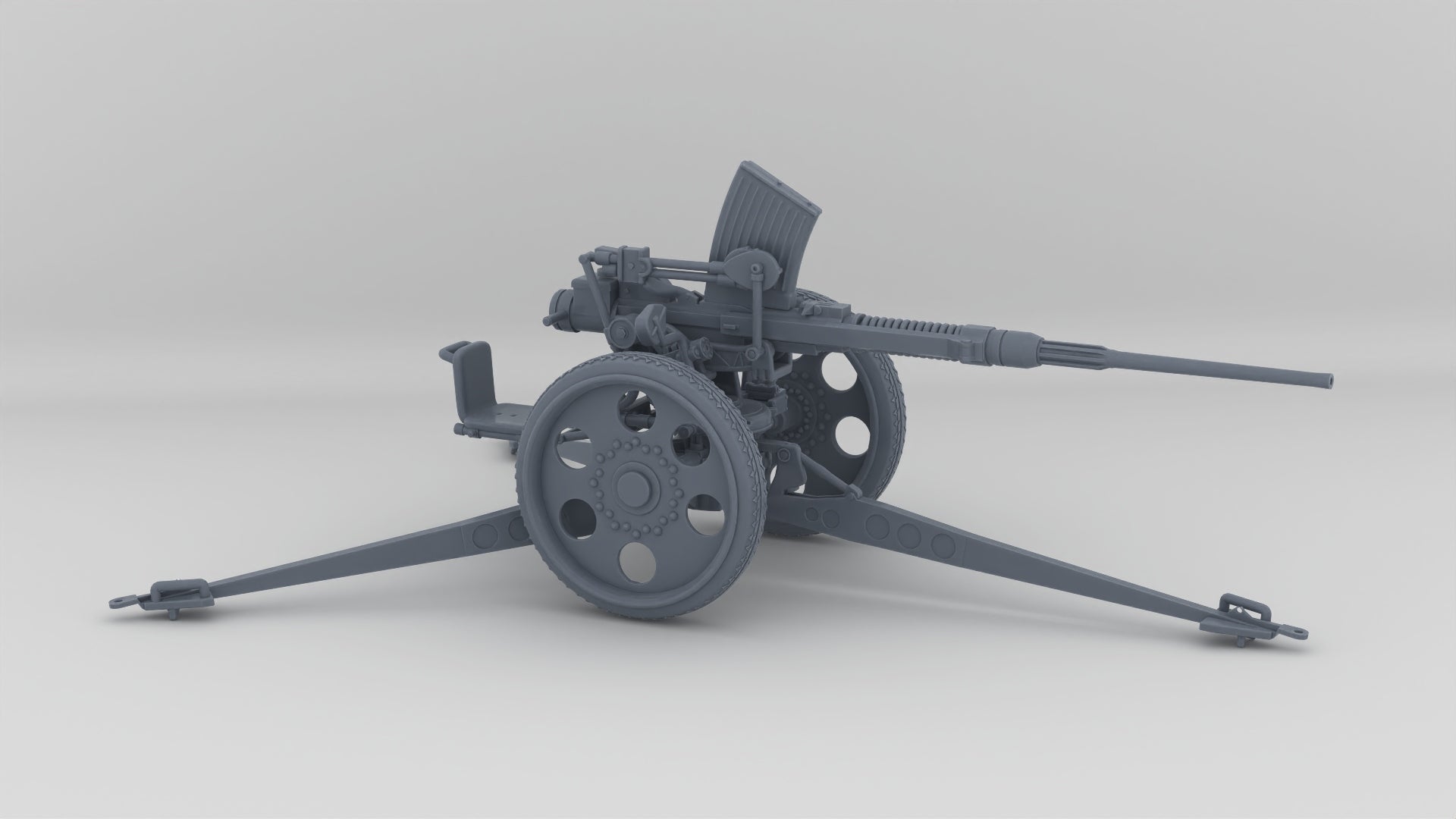 1/35 German 20mm Oerlikon Flak-28 Mount - Resin3Dinteractive