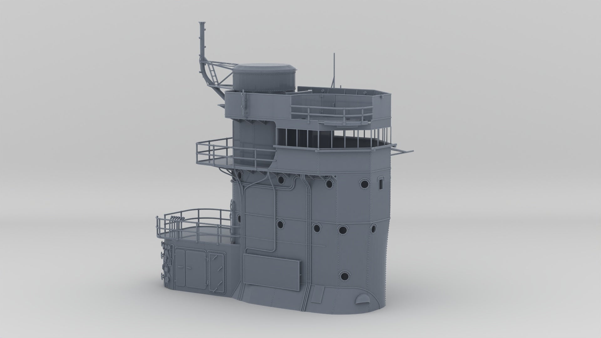 1/30 IJN Akagi Lower Tower 3dspro