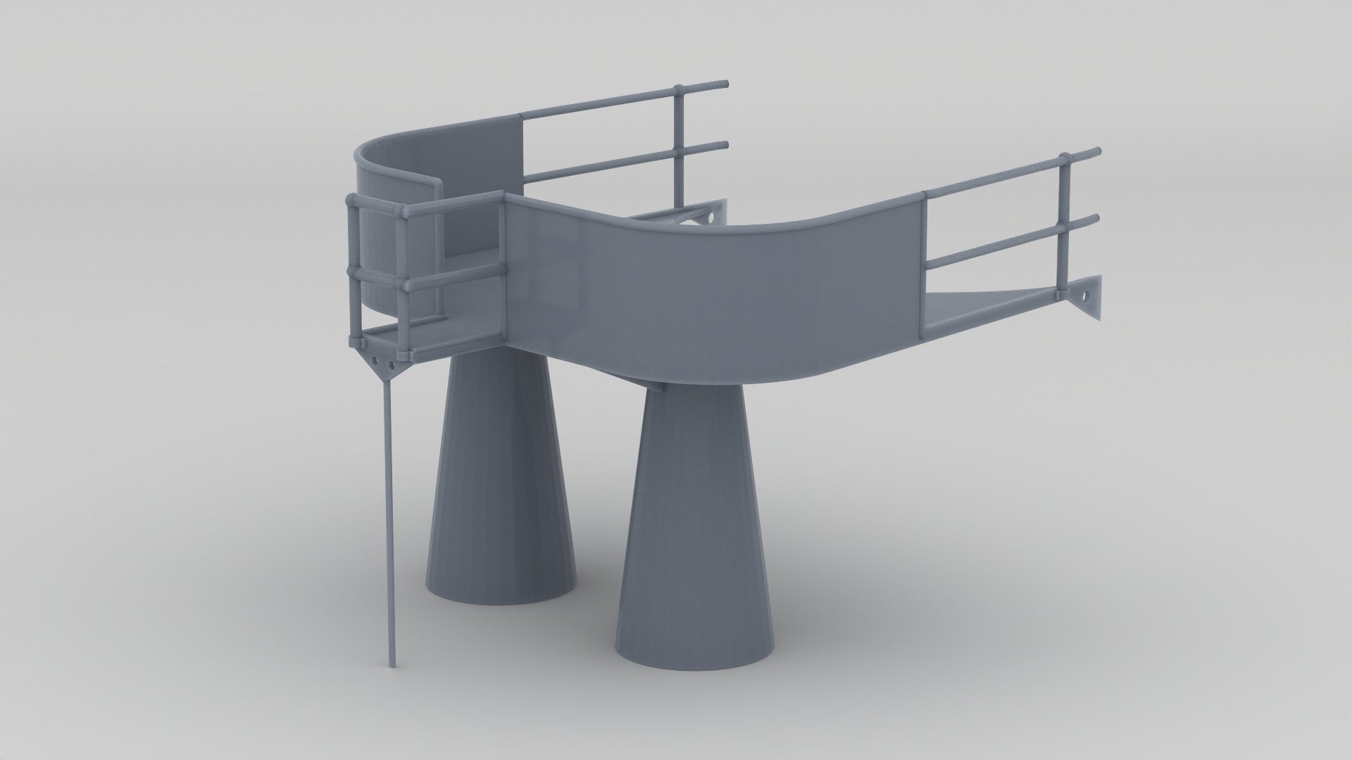 1/35 IJN Akagi Bridge Platform 3dspro