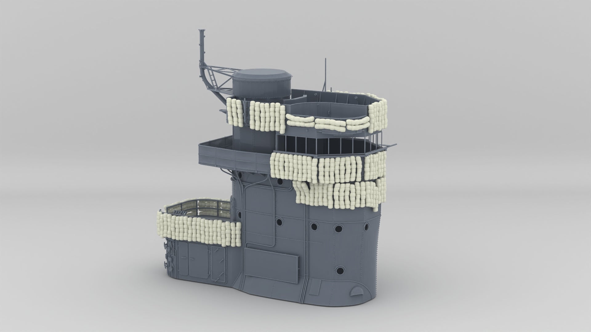 1/35 IJN Akagi Tower Futons Set - distefan 3d print