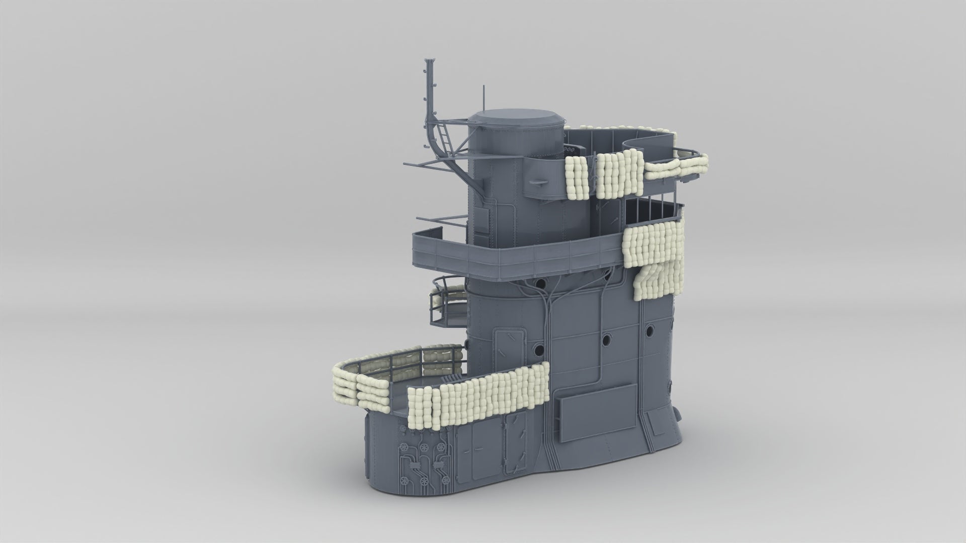 1/35 IJN Akagi Tower Futons Set - distefan 3d print