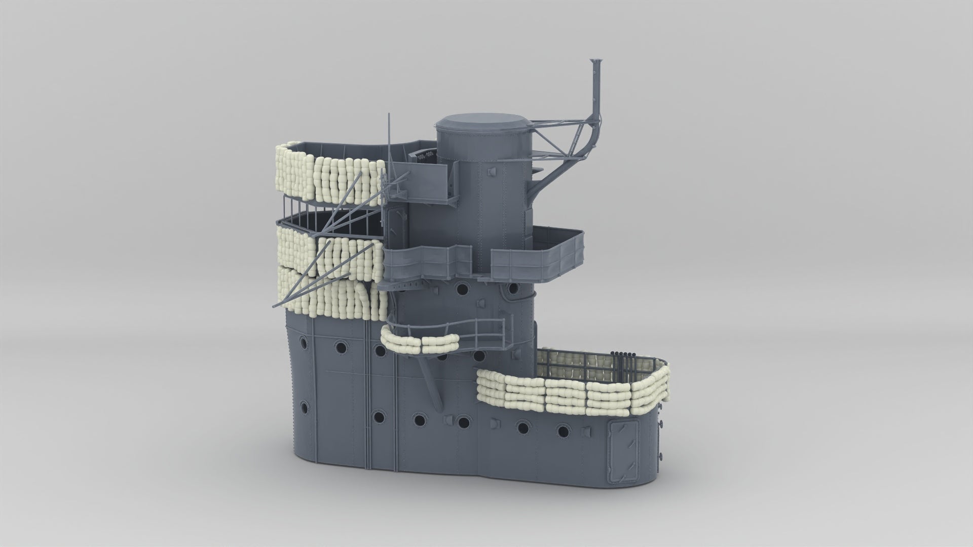 1/35 IJN Akagi Tower Futons Set - distefan 3d print