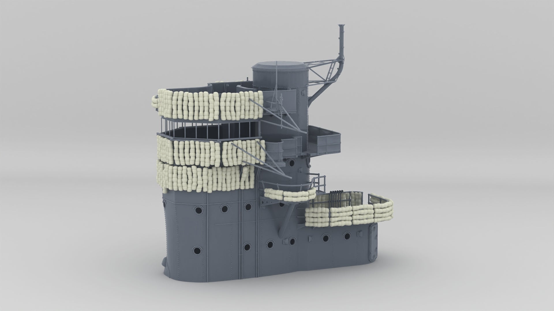 1/35 IJN Akagi Tower Futons Set - distefan 3d print