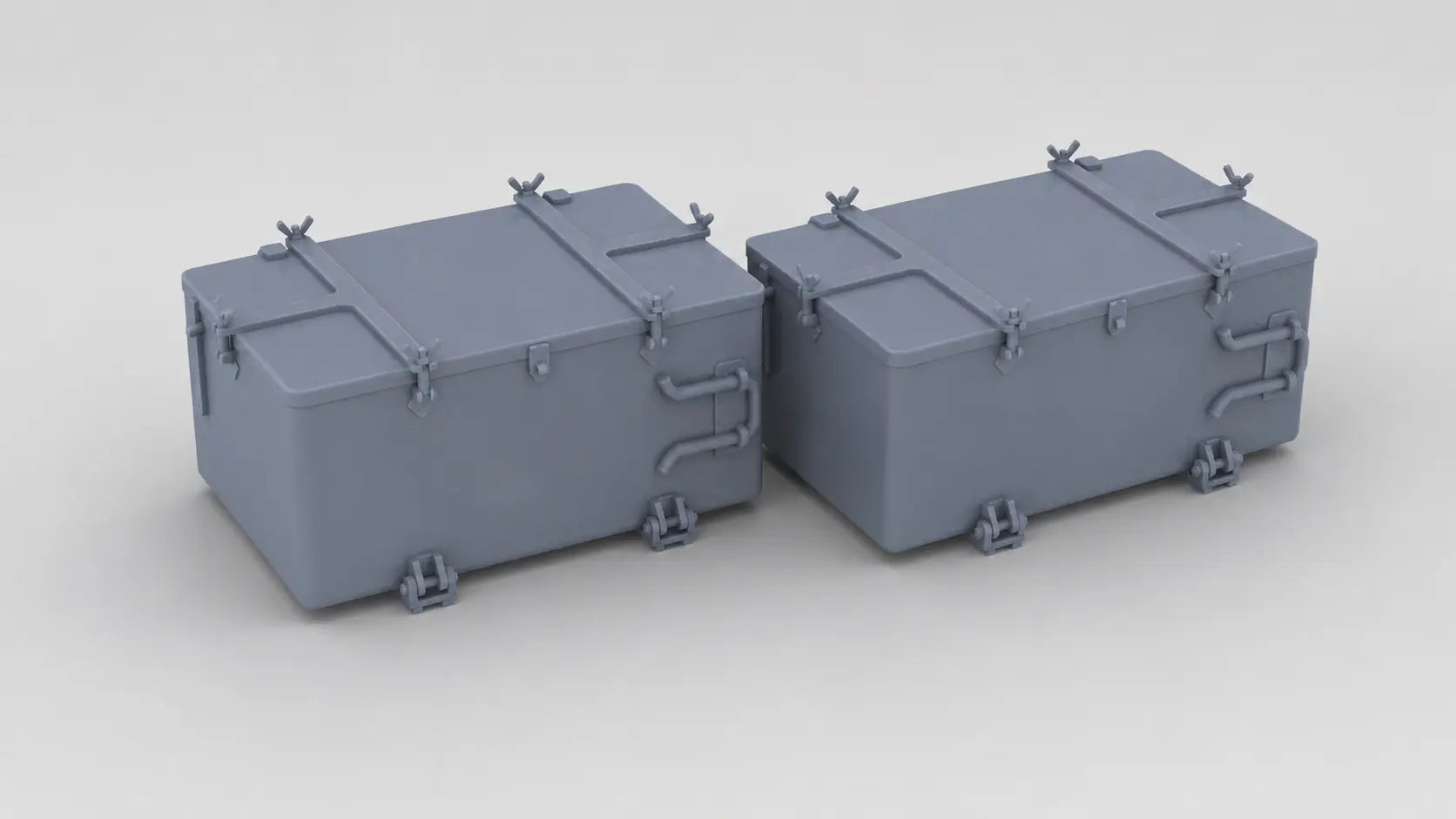1/35 IJN Storage Box 25mm Double Set (2pcs) - distefan 3d print