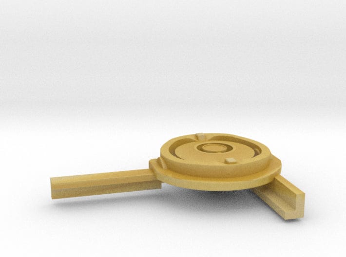 1/35 Uboot left compass with support - distefan 3d print