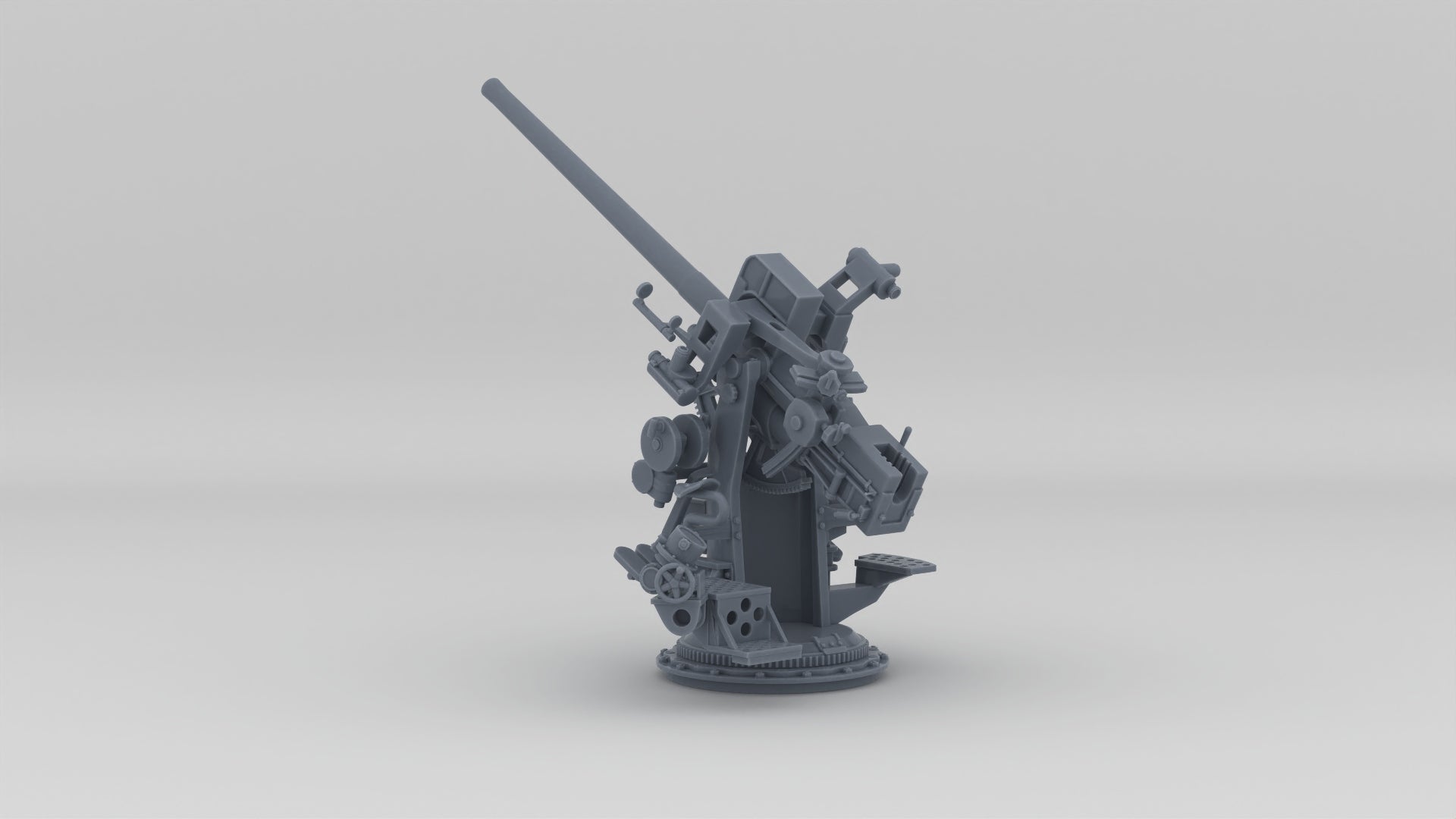 1/35 USN 3-inch 50 Cal. Deck Mount Mk22 (Elevated) - distefan 3d print