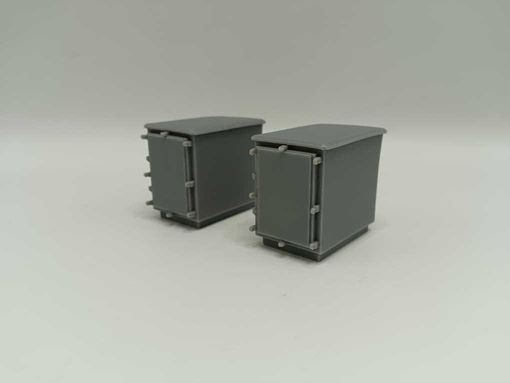 1/35 USN 3-Inch 50 Gun Ammo Lockers Set (2pcs) - distefan 3d print