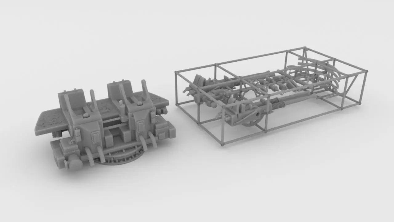 1/35 USN 40mm Bofors Quad Mount Kit - distefan 3d print