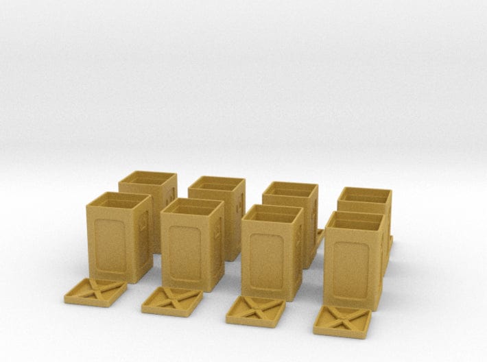 1/35 USN 40mm magazine box lid open set 8pcs - distefan 3d print