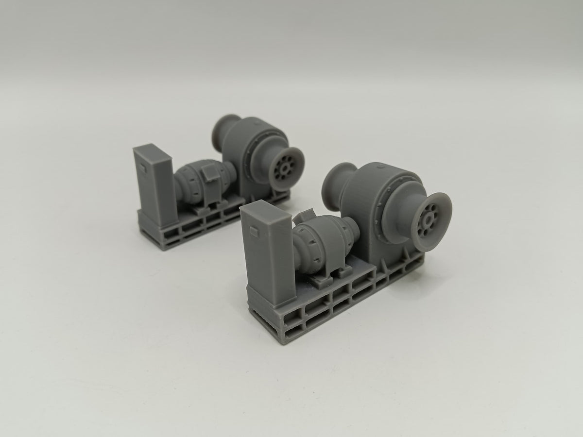 1/35 USN Boat Winches Set (2pcs) - distefan 3d print – alternate view