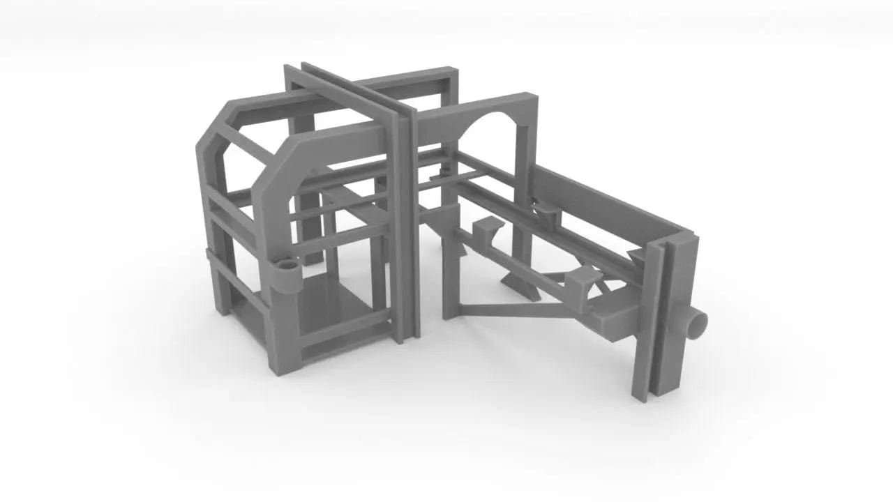 1/35 USN Depth Charge Loader Rack Port 3dspro