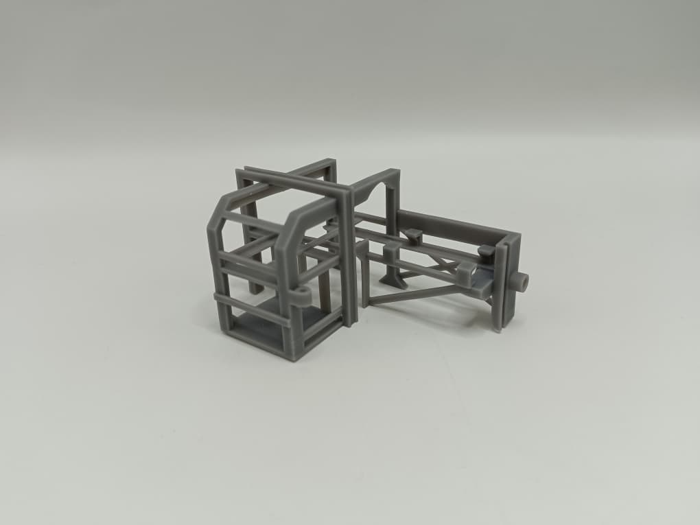 1/35 USN Depth Charge Loader Rack Starboard - distefan 3d print – alternate view