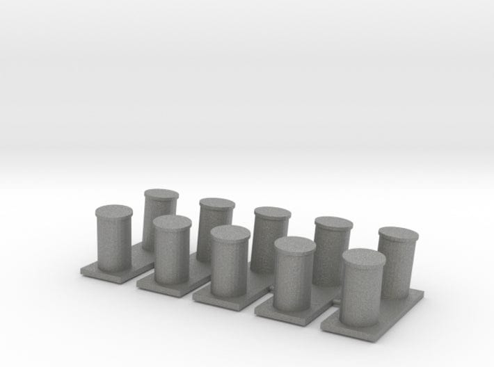 1/35 USN Fletcher bollard starboard set 5pcs - distefan 3d print