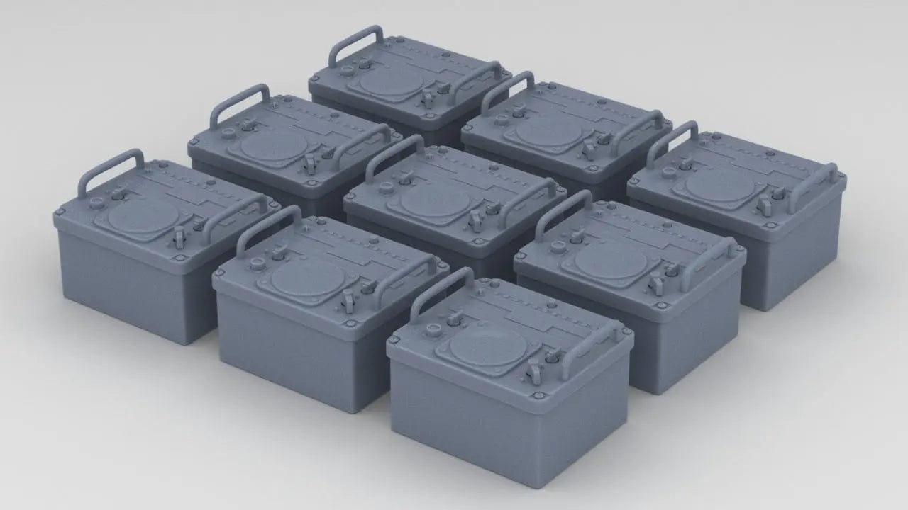 1/35 USN Intercom Station Type LS-518AISIC Set (9pcs) - distefan 3d print