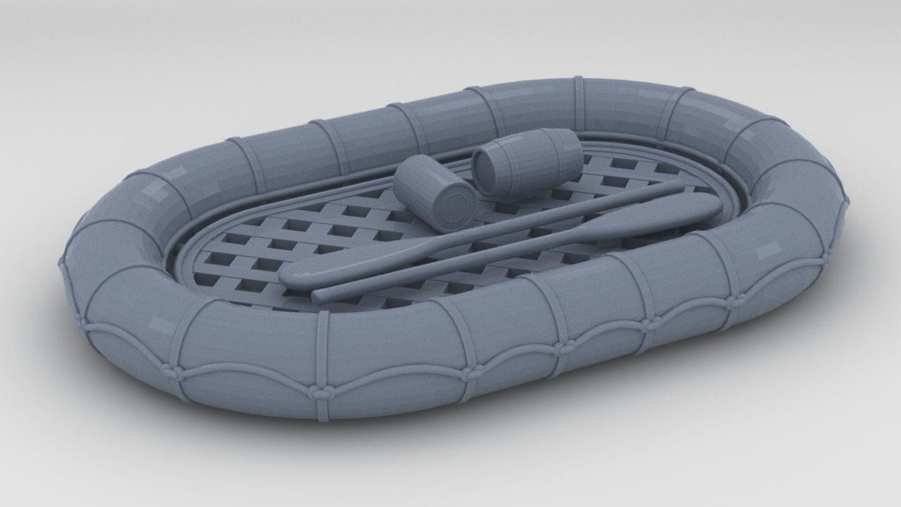 1/35 USN Life Raft Oval Set - distefan 3d print