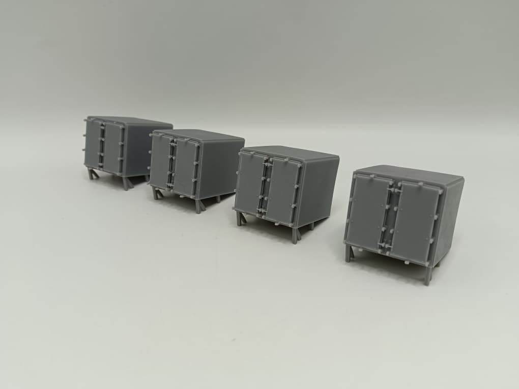 1/35 USN Storage Locker for Hedgehog Thrower Set (4pcs) - distefan 3d print