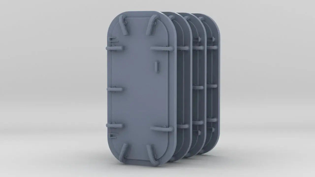 1/35 USN Watertight (5’-6”) Set (4pcs) - distefan 3d print