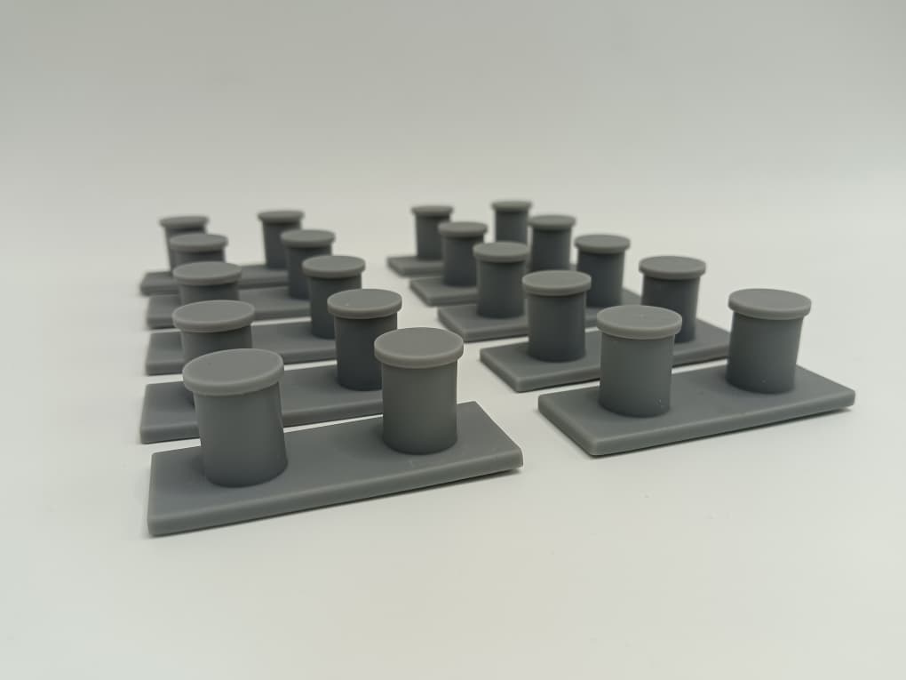 1/35 USS Arleigh Burke (DDG-51) Standard Double Bitt Set (10pcs) Protosoon – alternate view