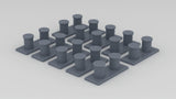 1/35 USS Arleigh Burke (DDG-51) Standard Double Bitt Set (10pcs)