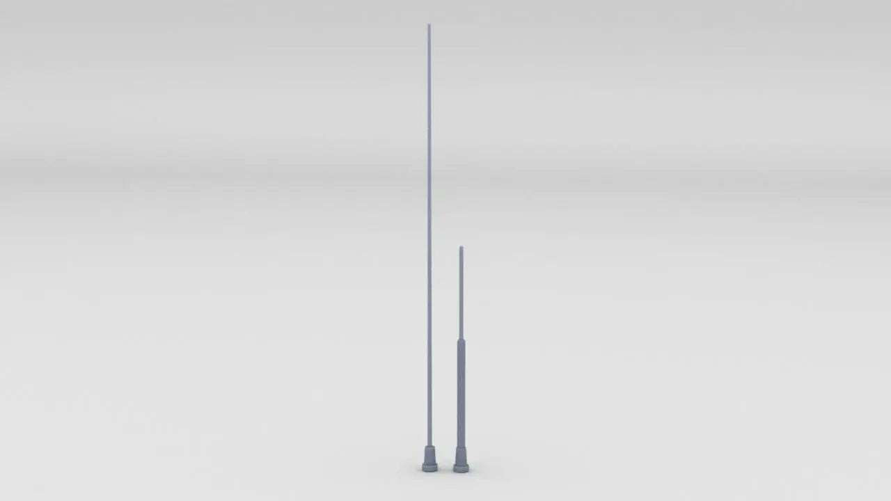 1/35 USS PCF Pilot House Antenna Set (2pcs)- distefan 3d print