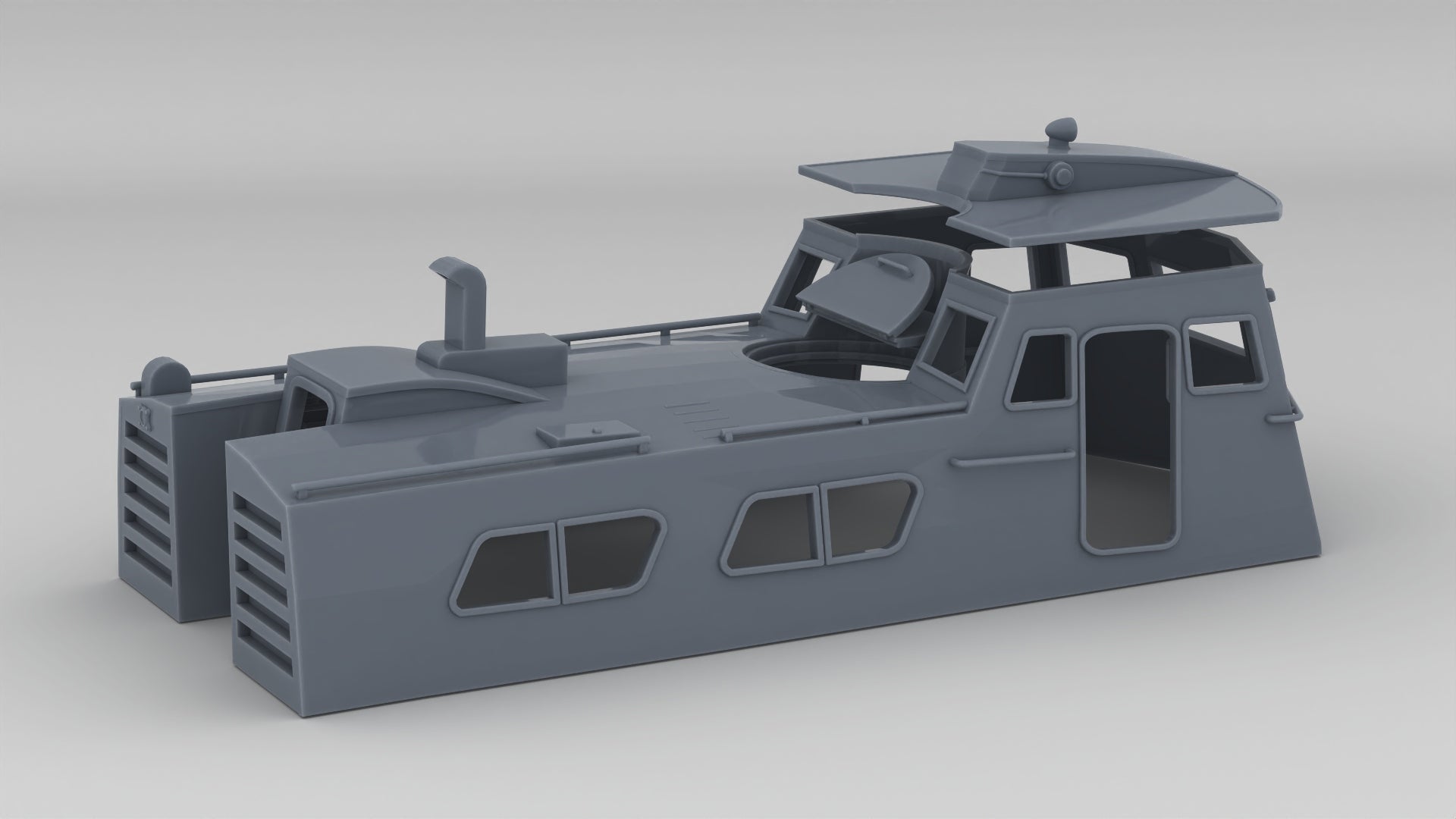 1/35 USS PCF Pilot House Set - distefan 3d print