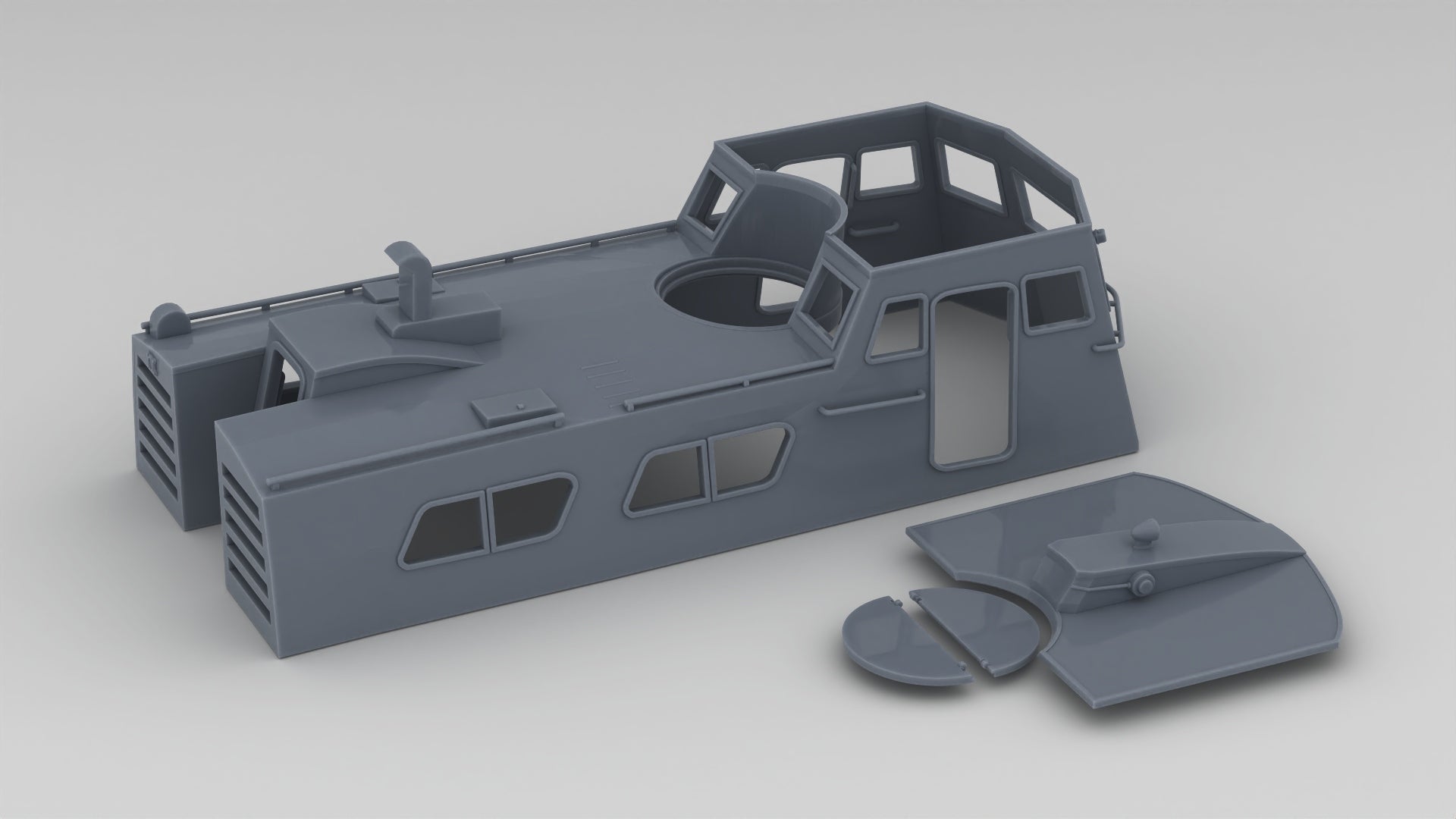 1/35 USS PCF Pilot House Set - distefan 3d print