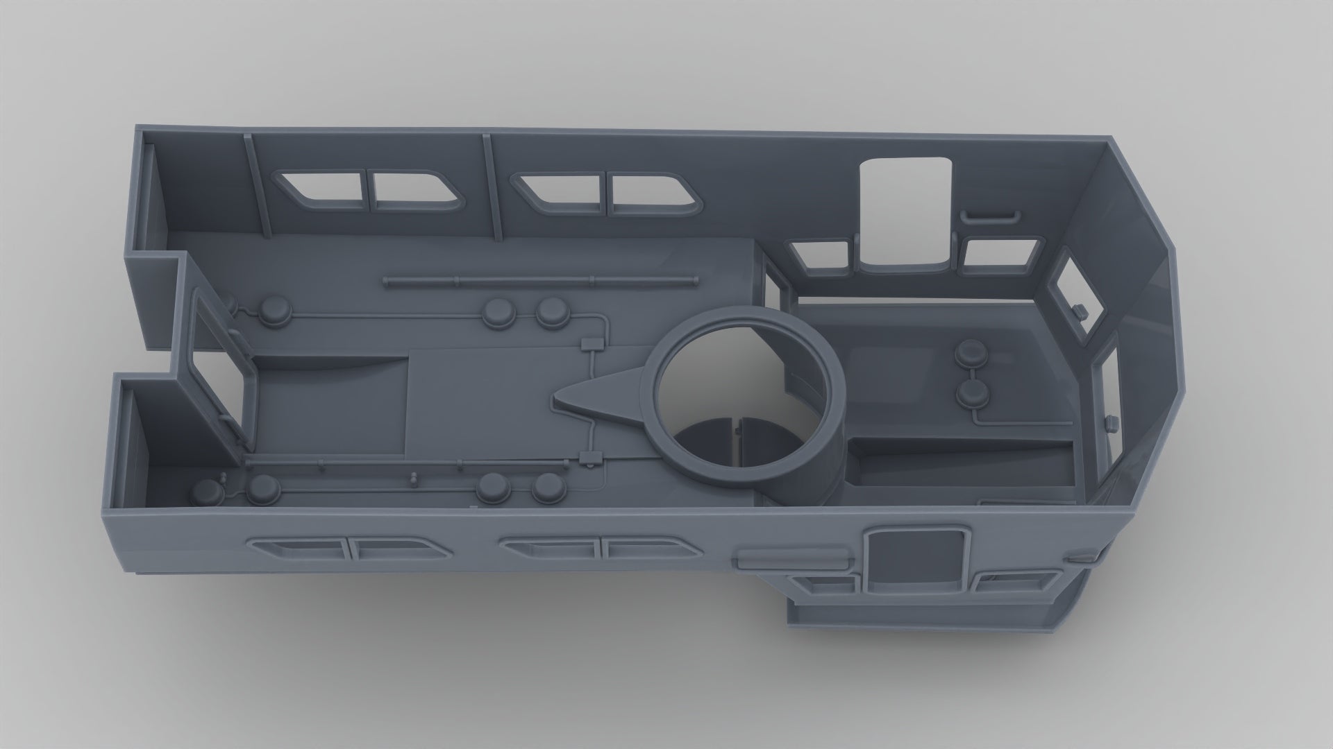 1/35 USS PCF Pilot House Set - distefan 3d print