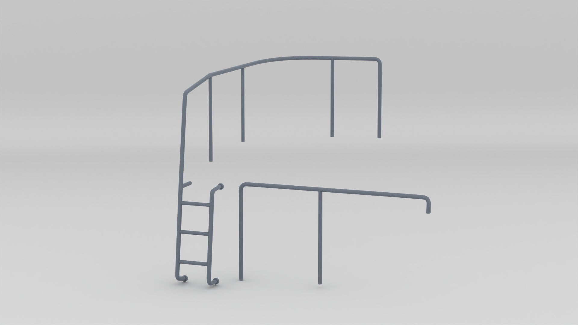 1/35 USS PCF Pilot House Top Railings Set - distefan 3d print