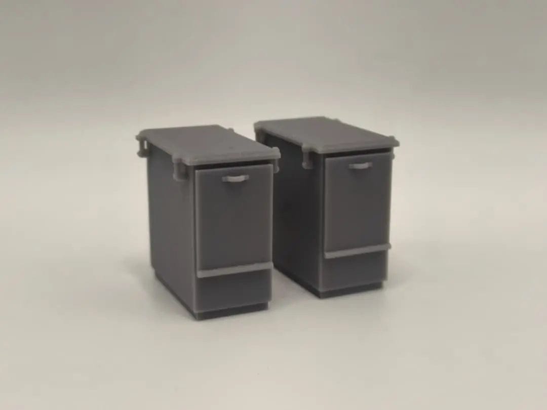 1/35 USS Sub Chaser 3”/50 Ammo Box Set (2pcs) - distefan 3d print