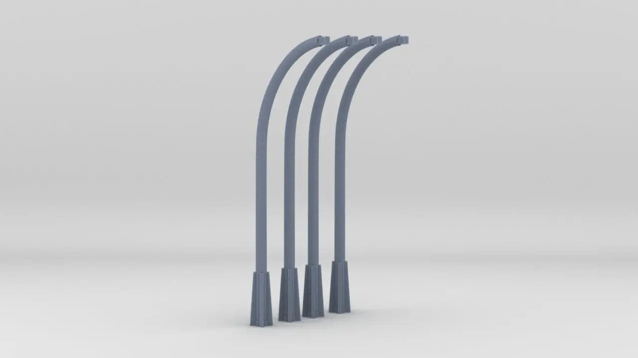 1/35 USS Sub Chaser Boat Davits Set (4pcs) - distefan 3d print