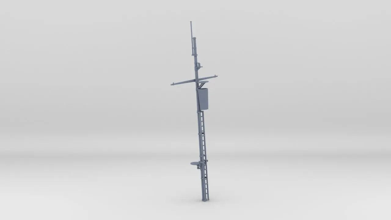 1/35 USS Sub Chaser Main Mast - distefan 3d print