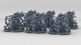 1/350 DKM 3.7cm SK C/30 Twin Gun Set (6pcs)