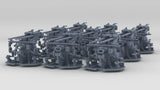 1/350 DKM 3.7cm SK C/30 Twin Gun Set (9pcs)