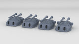 1/350 DKM 40.6 cm/52 (16") SK C/34 Turret v1 Set (4pcs)