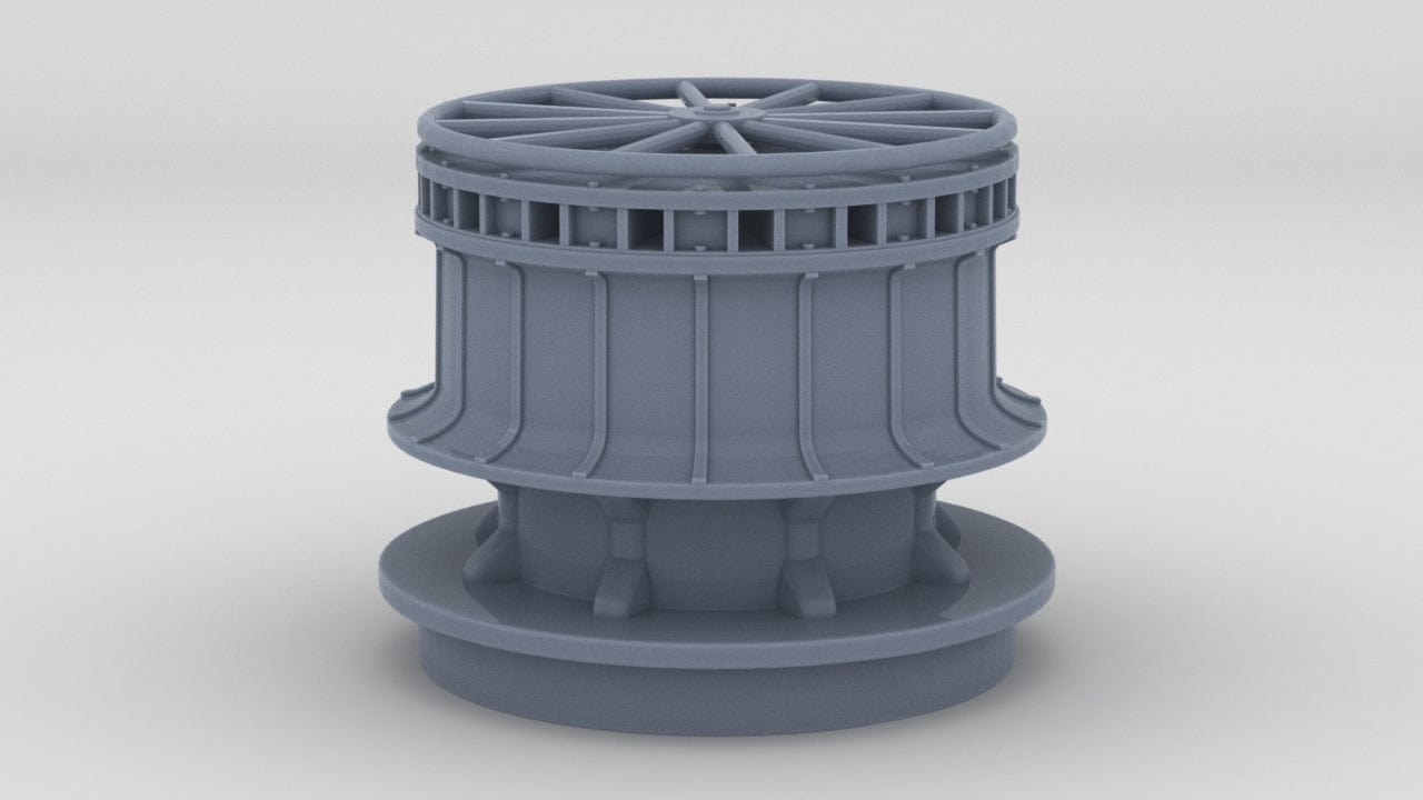 1/350 DKM Bismarck Capstan - distefan 3d print