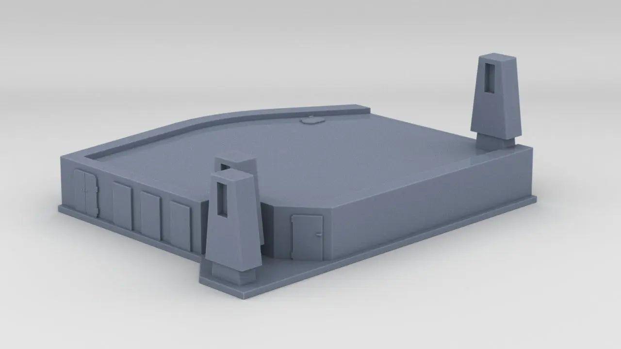 1/350 DKM Graf Zeppelin Forward Gun Platform - distefan 3d print