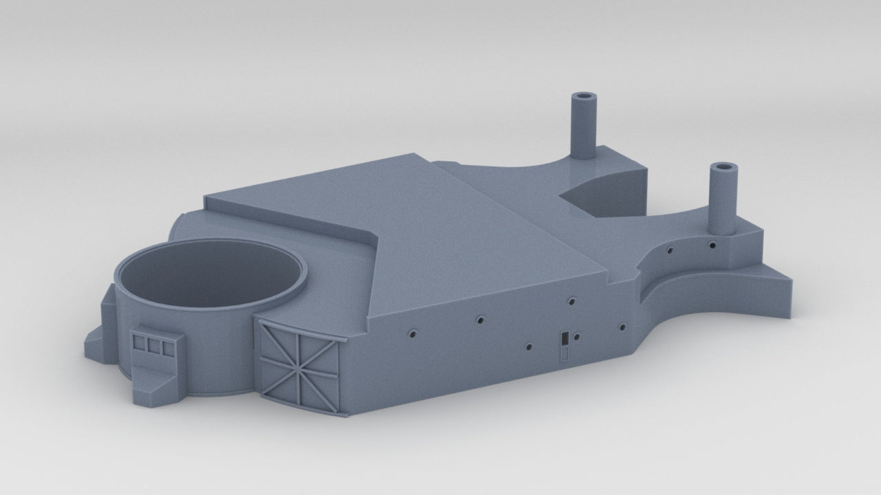 1/350 DKM H-39 Aft Deck 1 - distefan 3d print