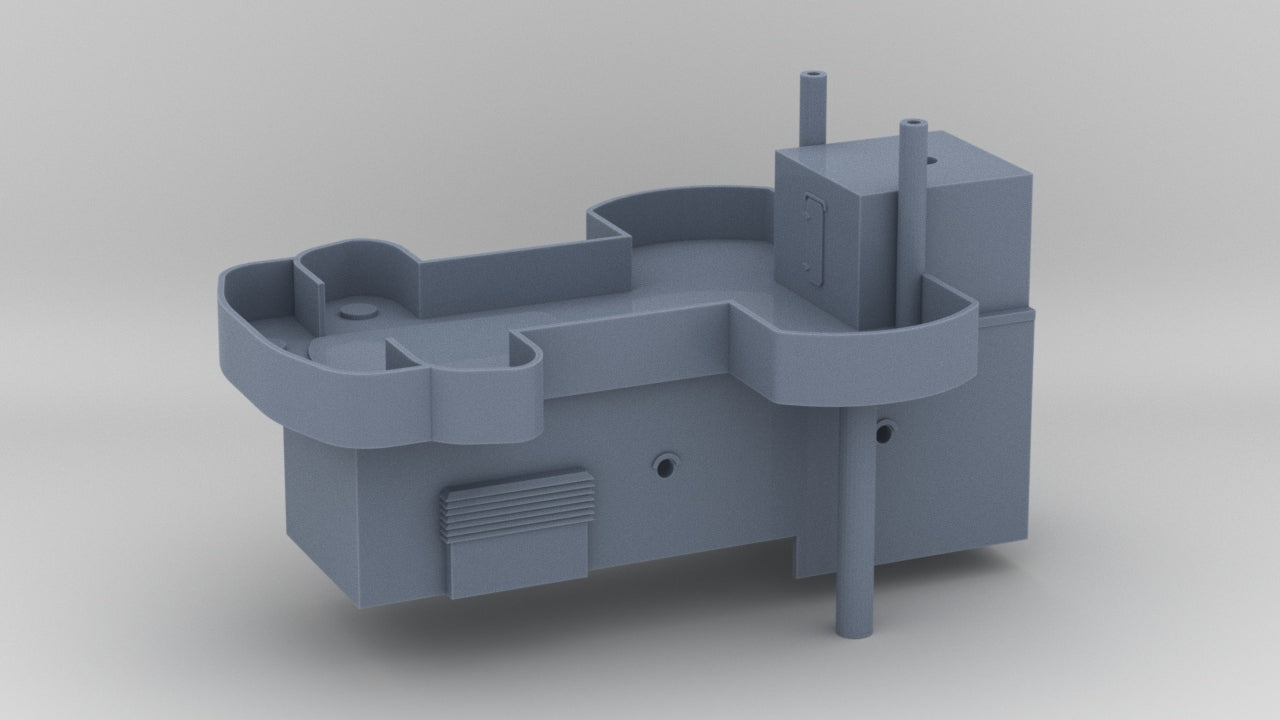 1/350 DKM H-39 Aft Deck 2 - distefan 3d print