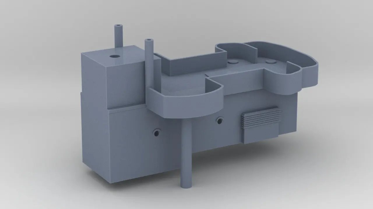 1/350 DKM H-39 Aft Deck 2 - distefan 3d print