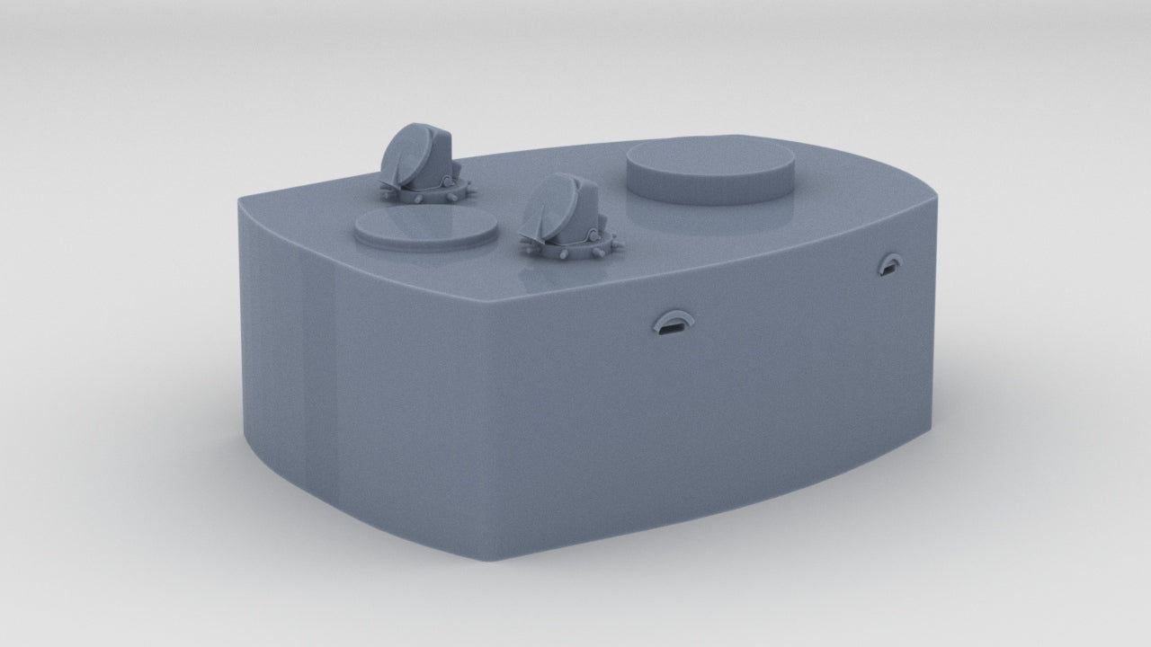1/350 DKM Scharnhorst Fire Control Post Aft - distefan 3d print
