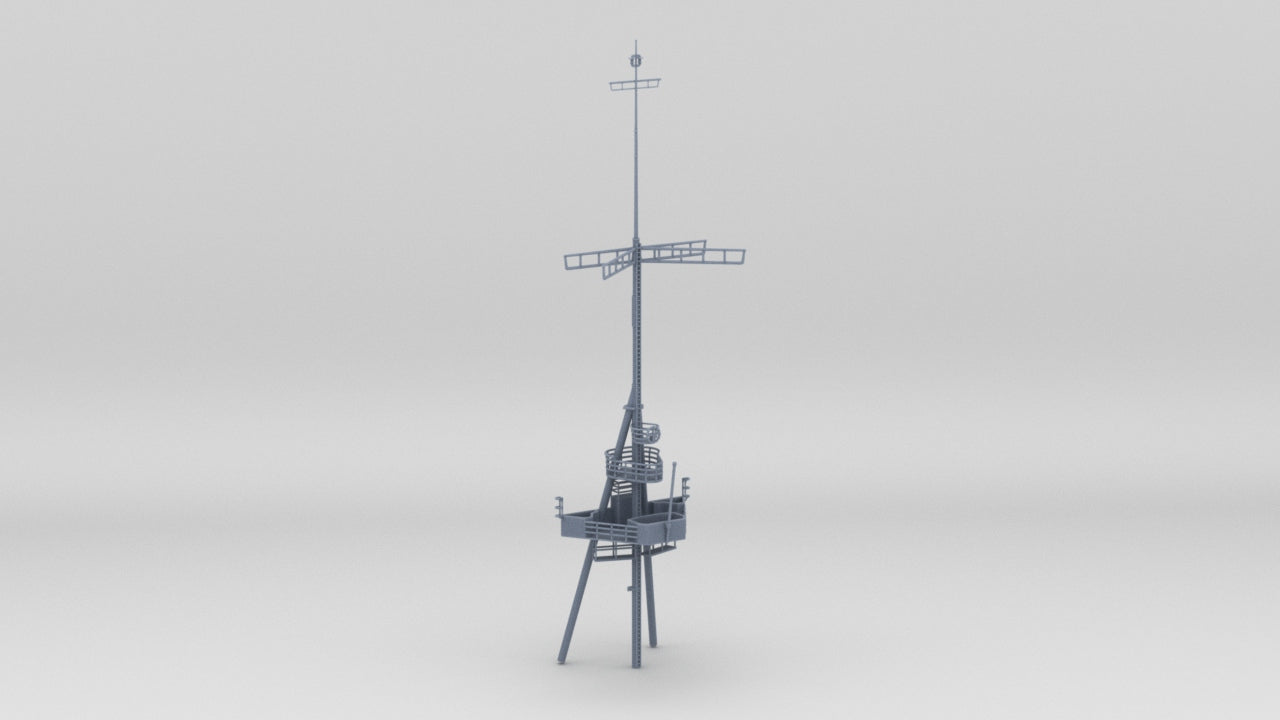 1/350 DKM Scharnhorst Mainmast - distefan 3d print