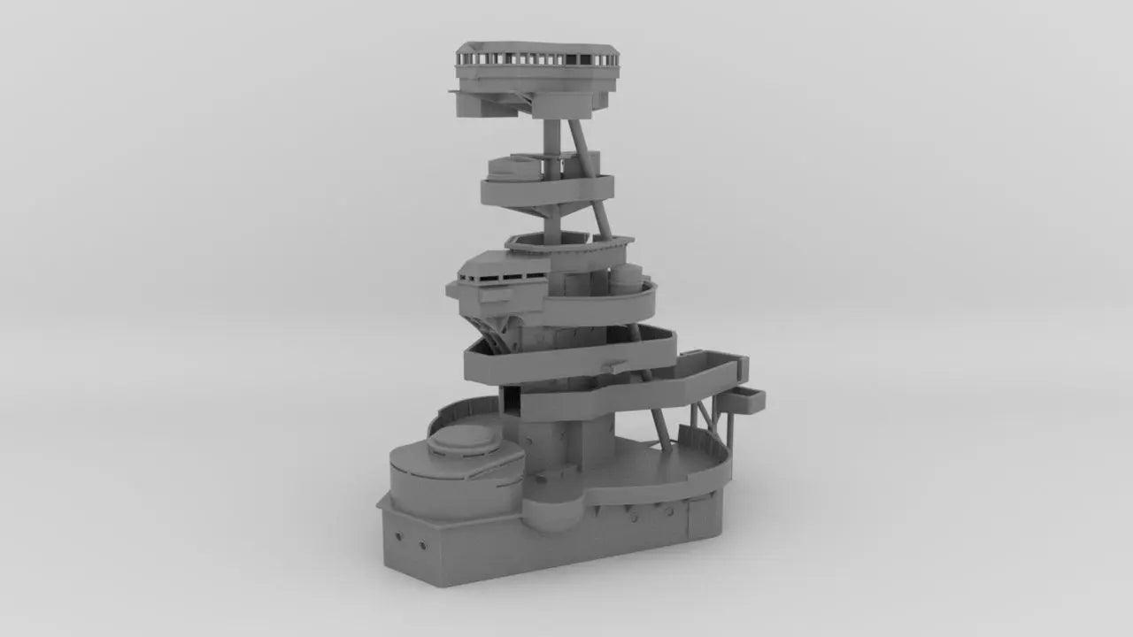 1/350 HMS Barham Superstructure Forward Bridge Resin3Dinteractive