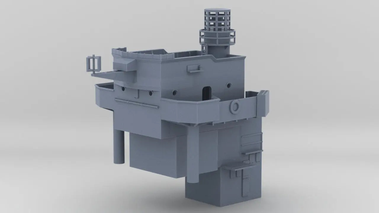 1/350 HMS Garland Superstructure Bridge Shapeways